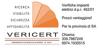 Verifiche impianti elettrici provincia di salerno