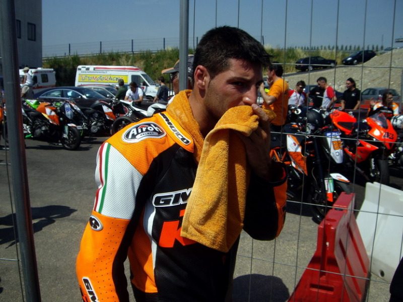 pilota Francesco Trimarco moto