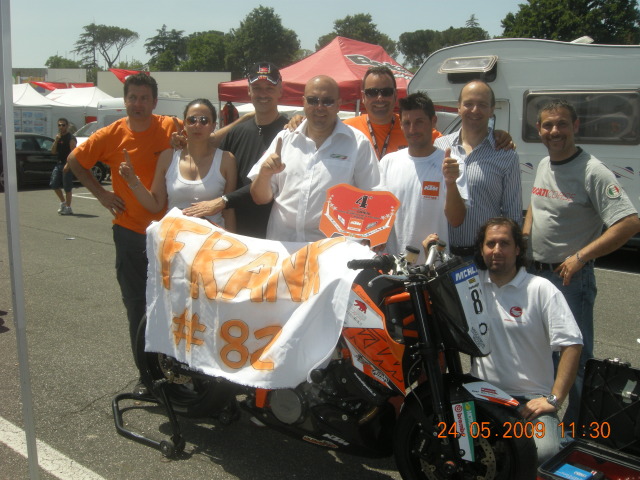 pilota Francesco Trimarco moto