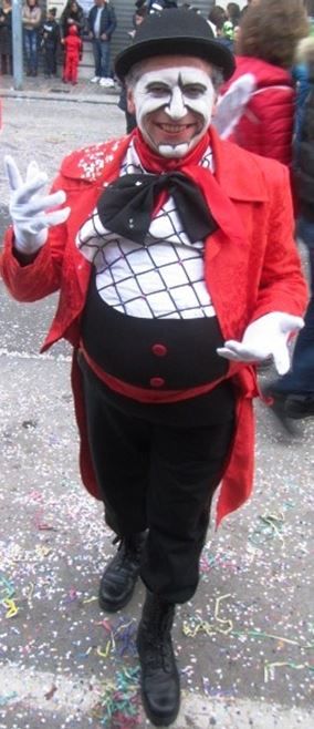 carnevale clawn sergio cantalupo