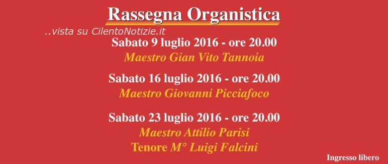programma luglio 2016