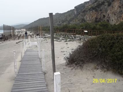 passarella spiaggia cilento