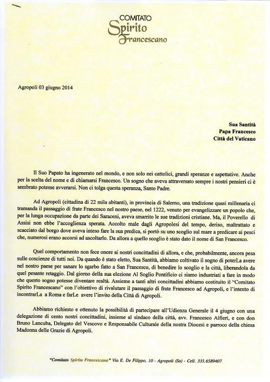 lettera al papa