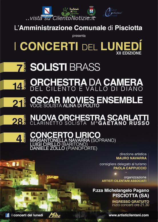 pisciotta concerti