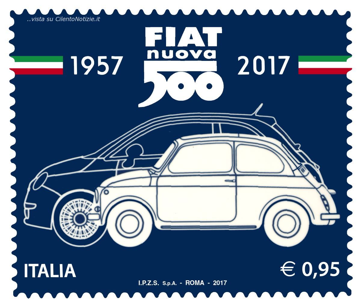 francobollo fiat 500