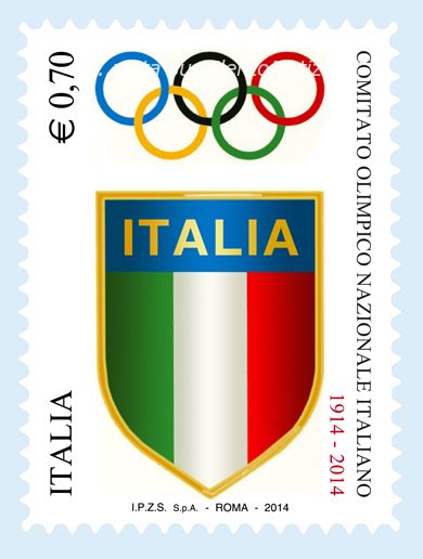 francobollo coni sport