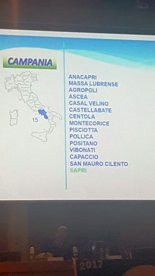 bandiera blu campania 2017