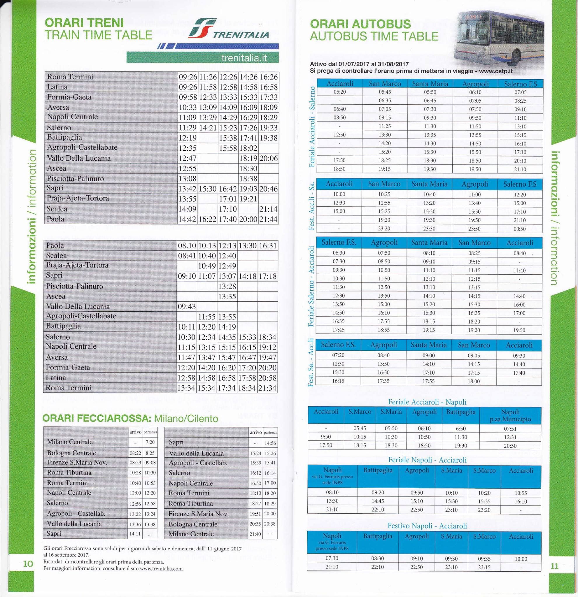 orari trenitalia cilento 2017
