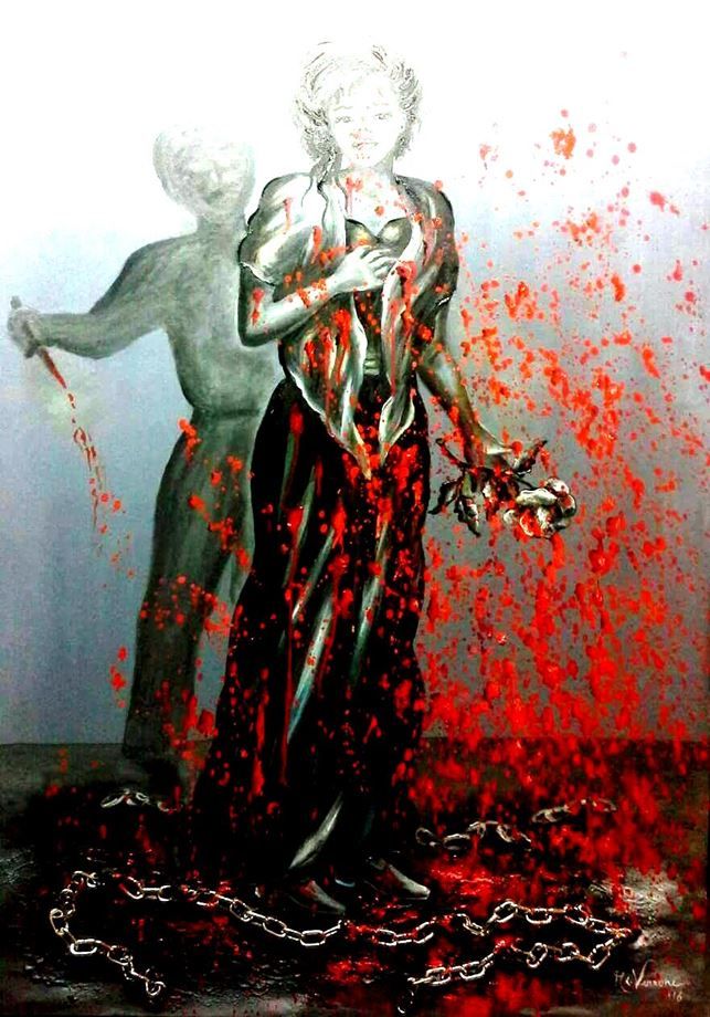 “Nedda” da Pagliacci_ dipinto di Maria Rosaria Verrone