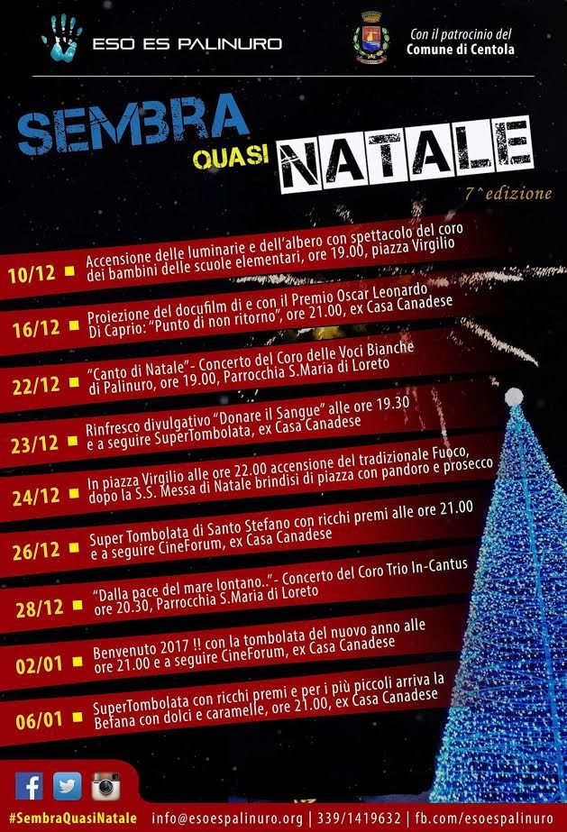 locandina sembra quasi natale