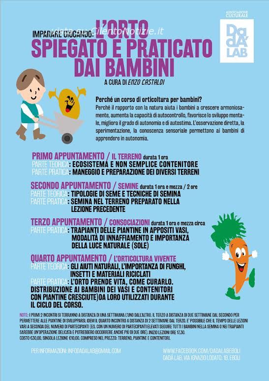 orto ai bambini