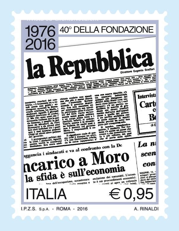 francobollo la repubblica