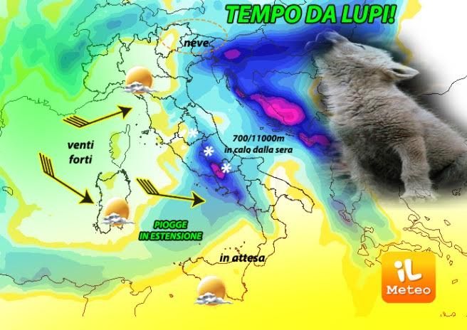 tempo da lupi freddo freddissimo