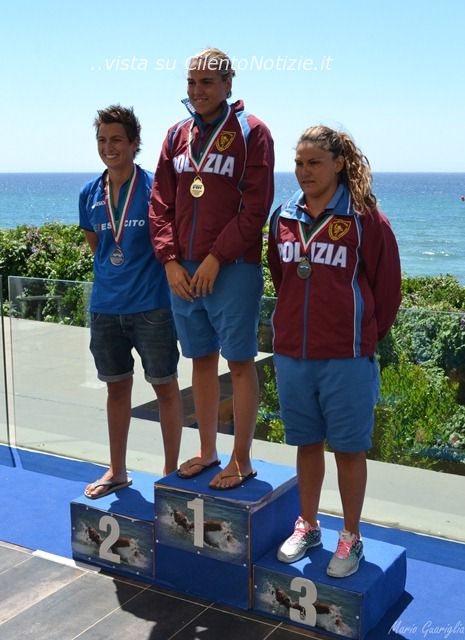 campionato di nuoto castellabate podio femminile