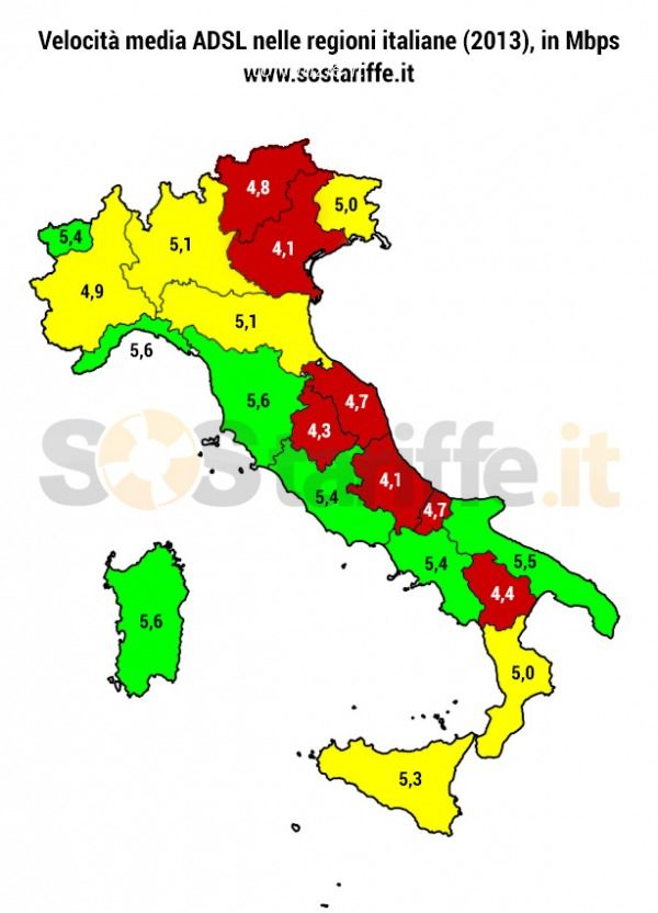 cartina adsl