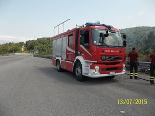 vigili del fuoco cilentana