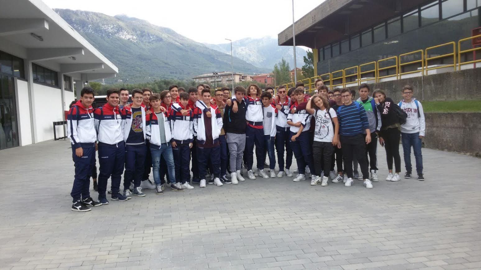 gruppo alunni al cus unisa