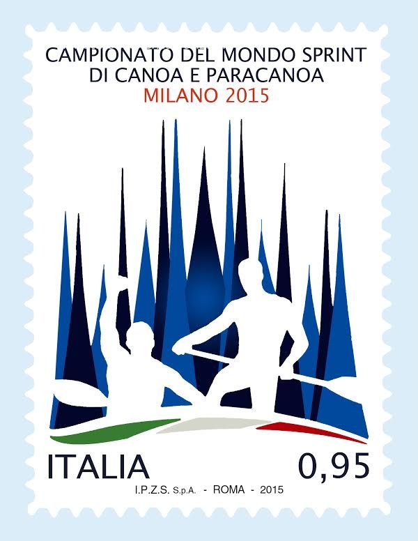francobollo canoa sport