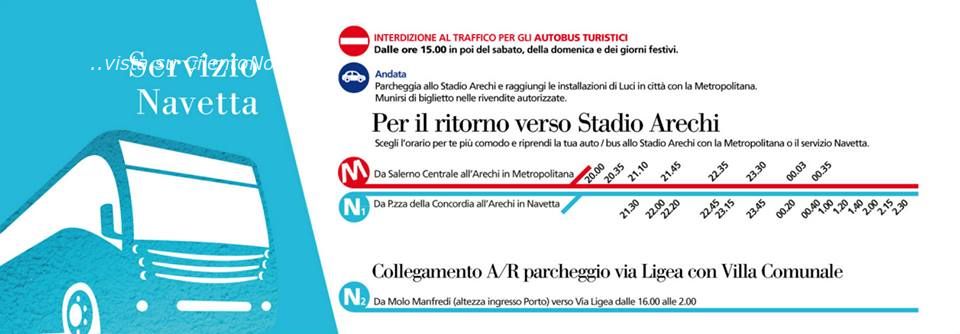 servizio navetta salerno ar parcheggi