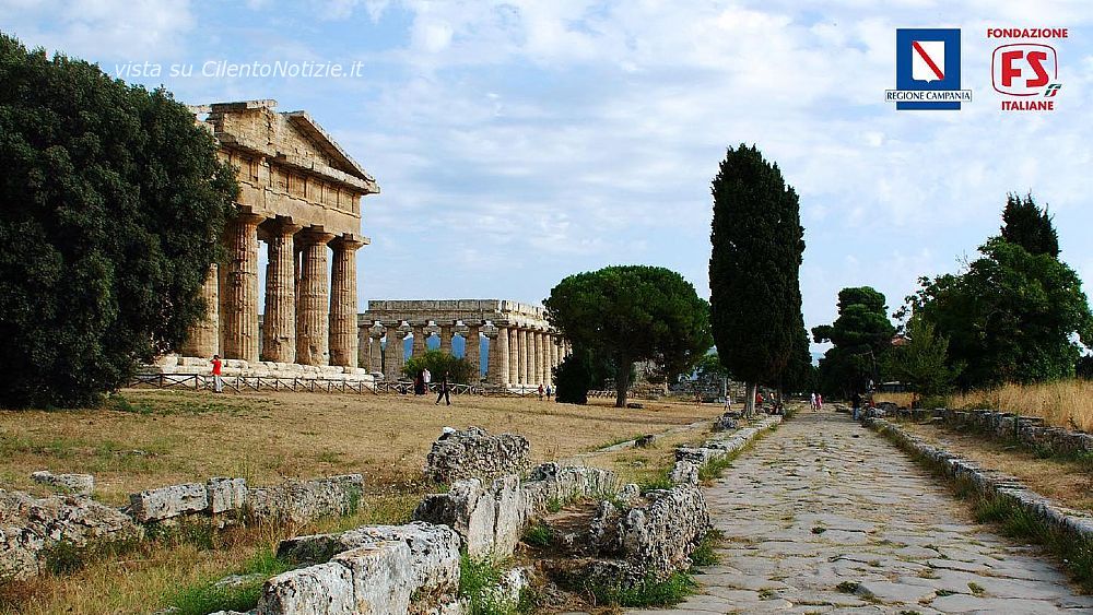 paestum templi archeotreno