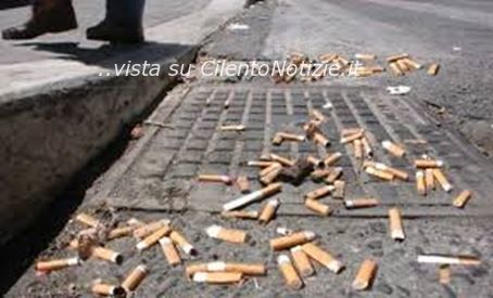 cicche sigarette in strada