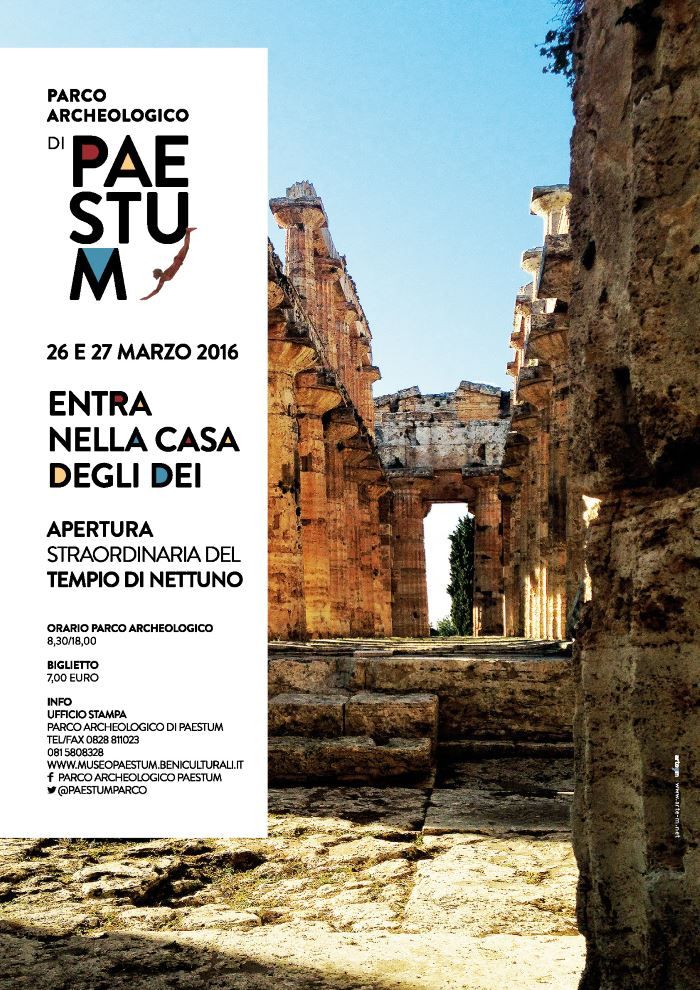 locandina tempio nettuno paestum