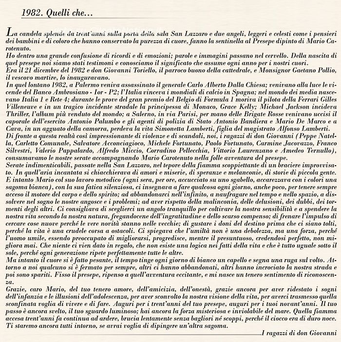 lettera presepe dipinto