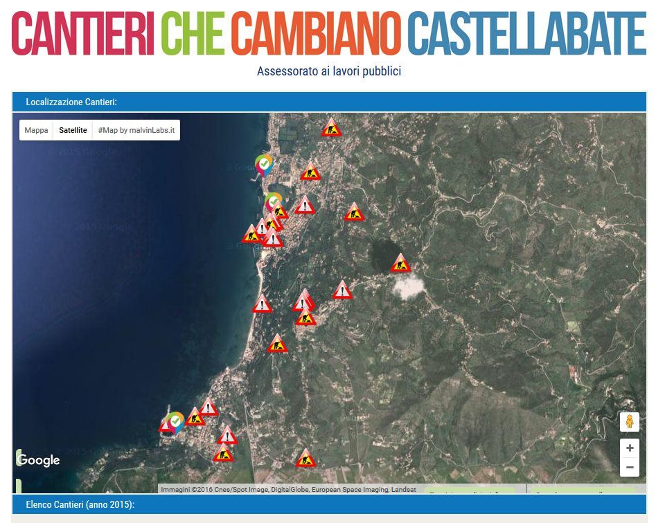 mappa lavori castellabate