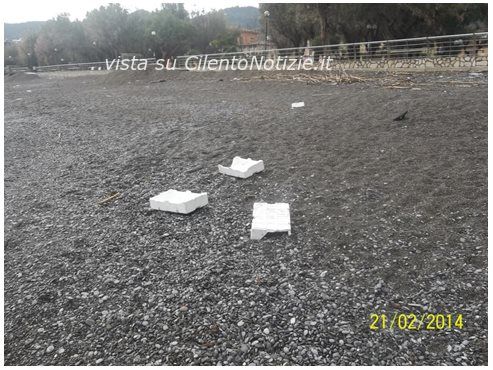 polistirolo dal mare