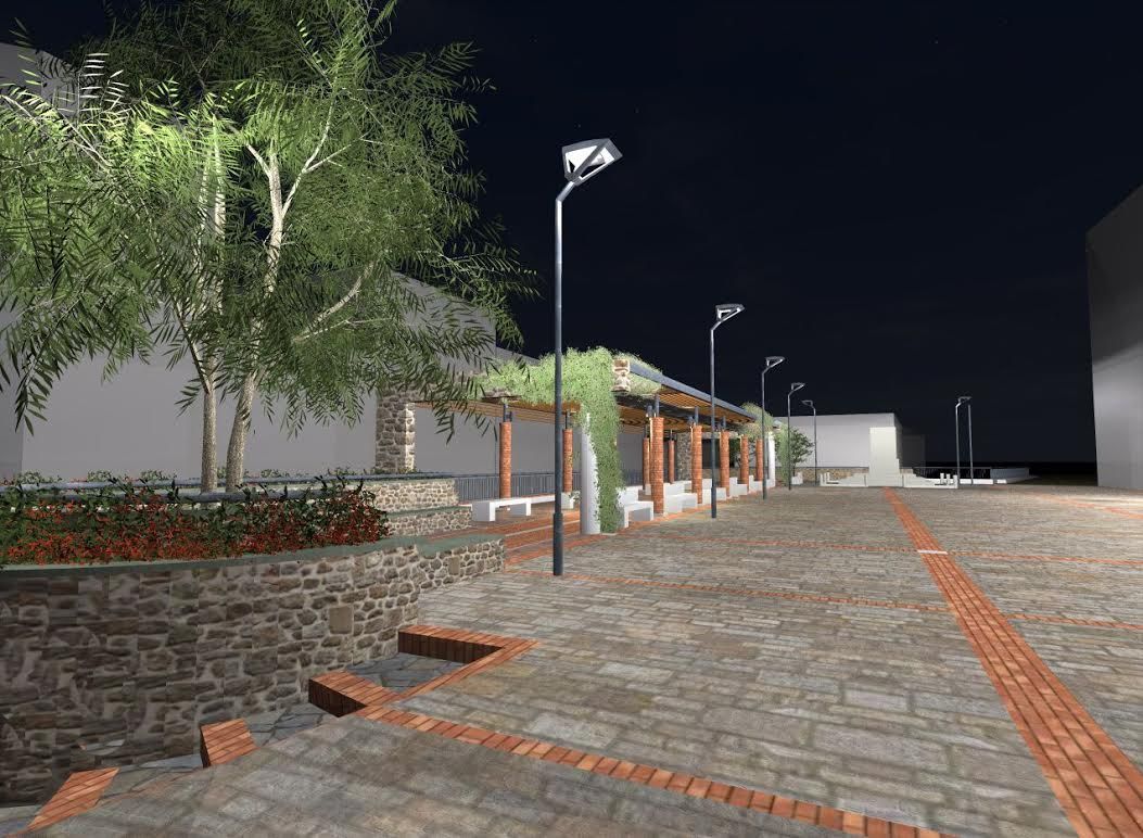 piazza rendering