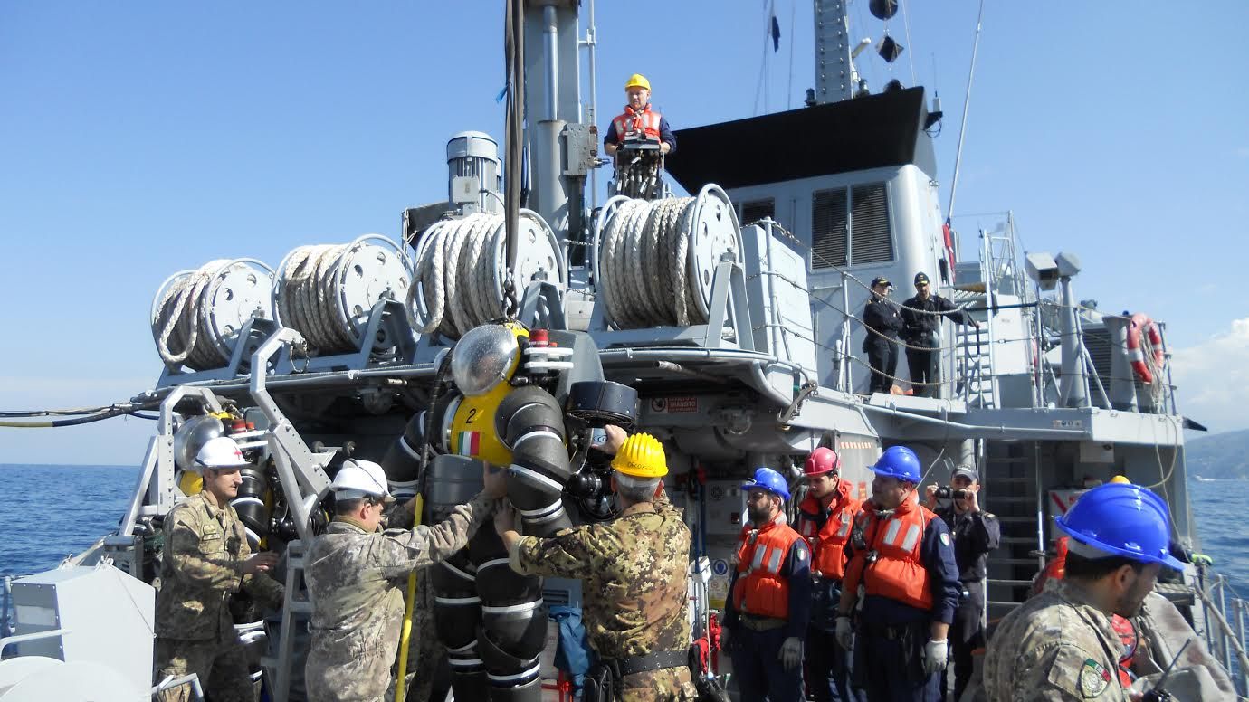 preparazione in nave