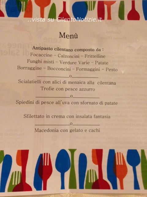 menu cena