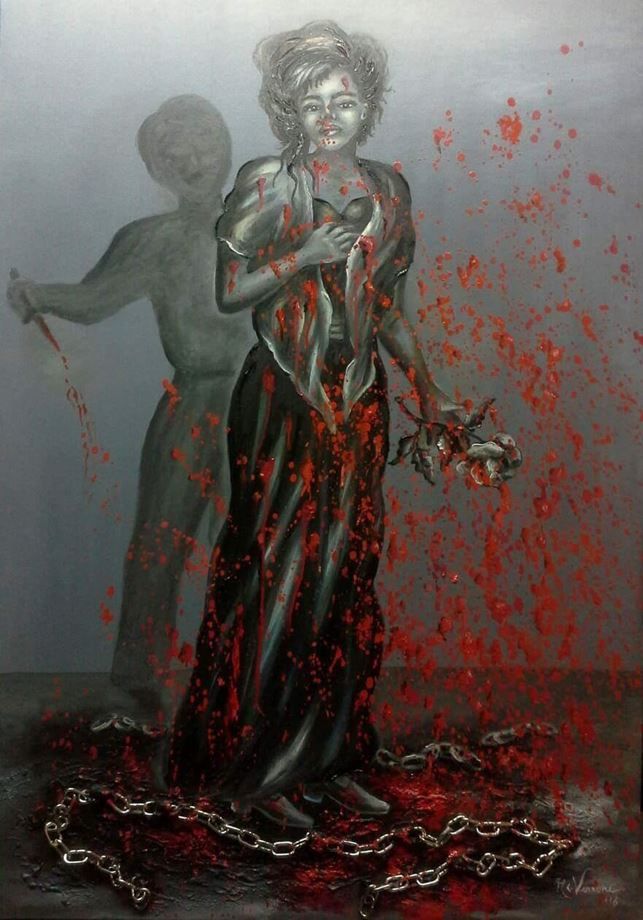 quadro sacrificio per la libertà