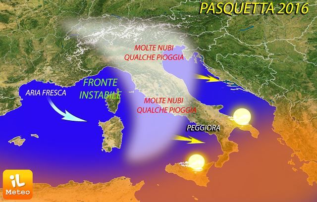 pasquetta 2016 meteo