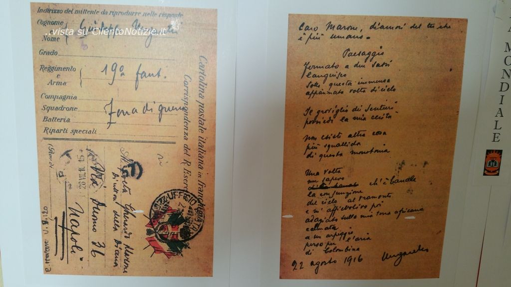 mostra per i caduti prima guerra mondiale