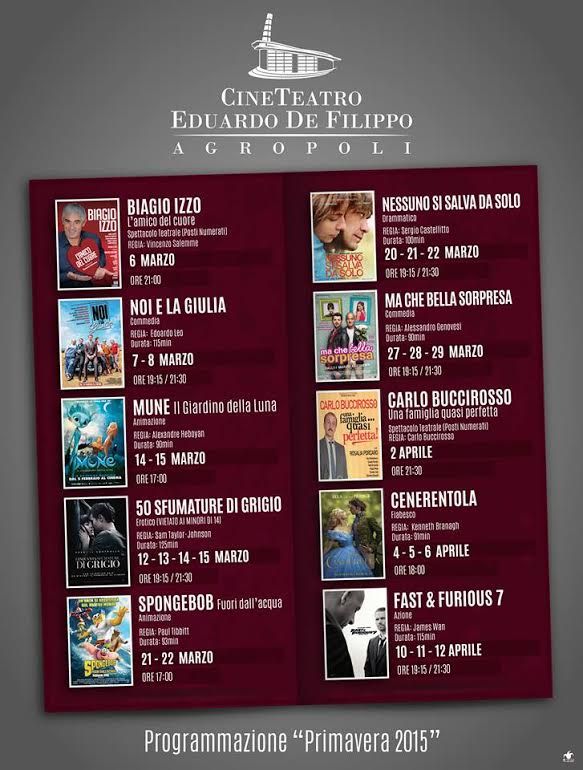 programma 2015 fino a pasqua