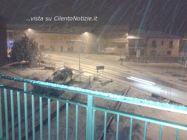 neve nel Cilento novembre 2013