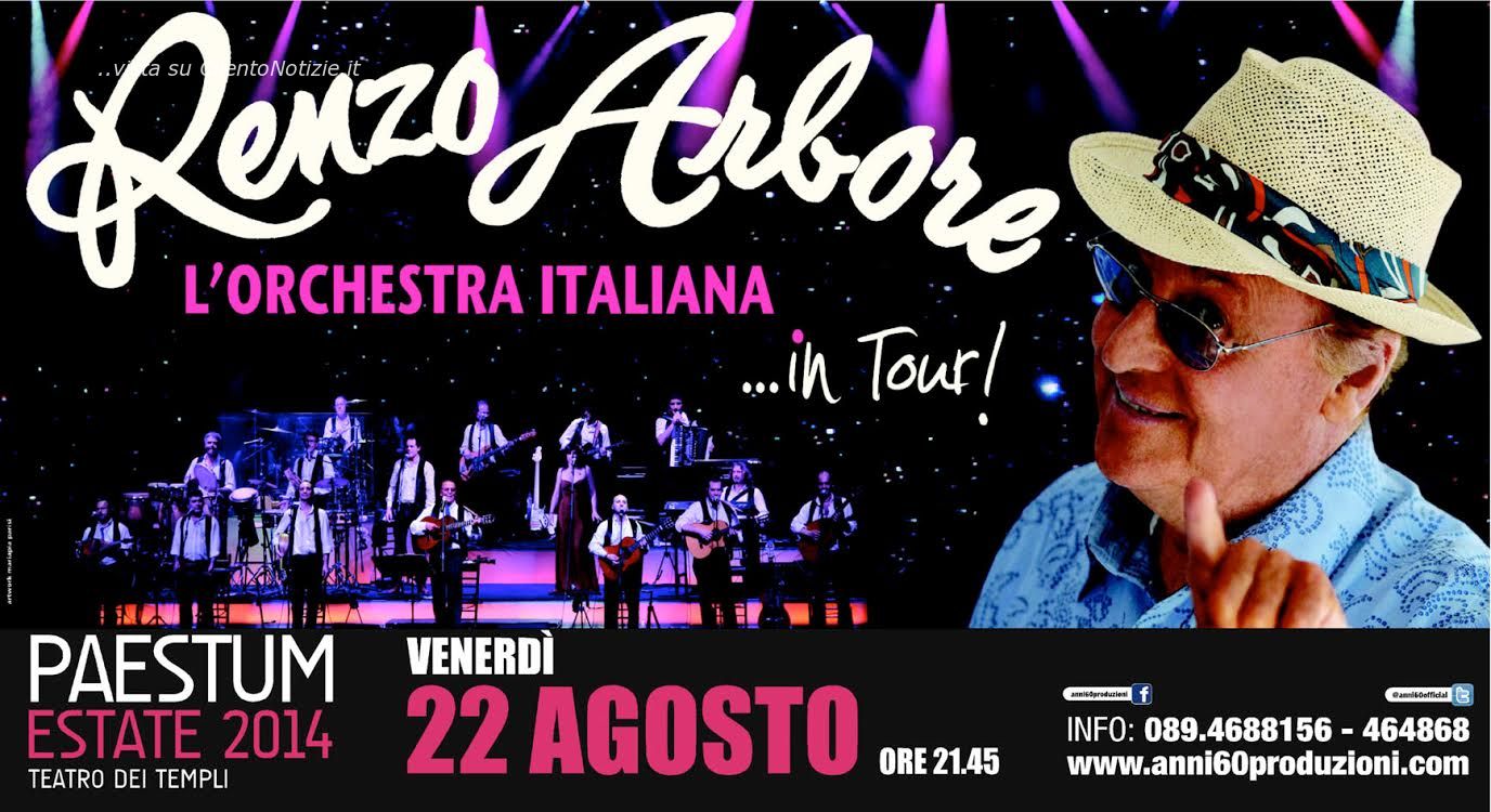 Renzo Arbore a Paestum