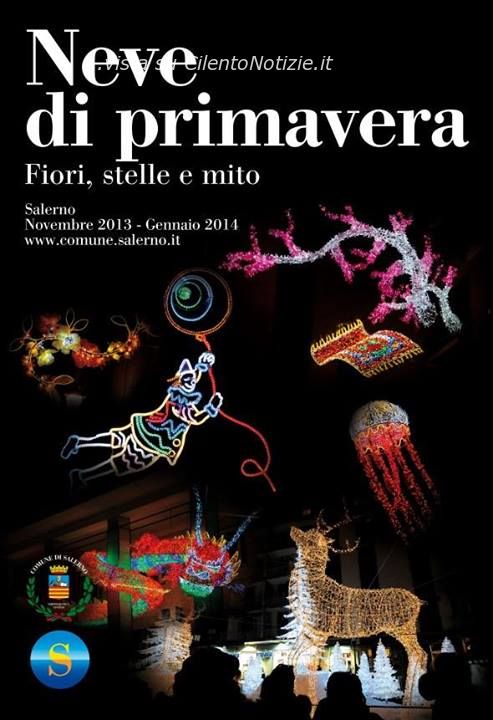 luci d'artista salerno fiori stelle mito