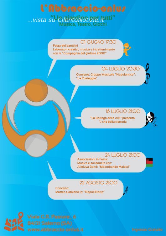 programma abbraccio onlus estate 2014