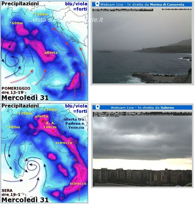 tempesta di halloween salerno