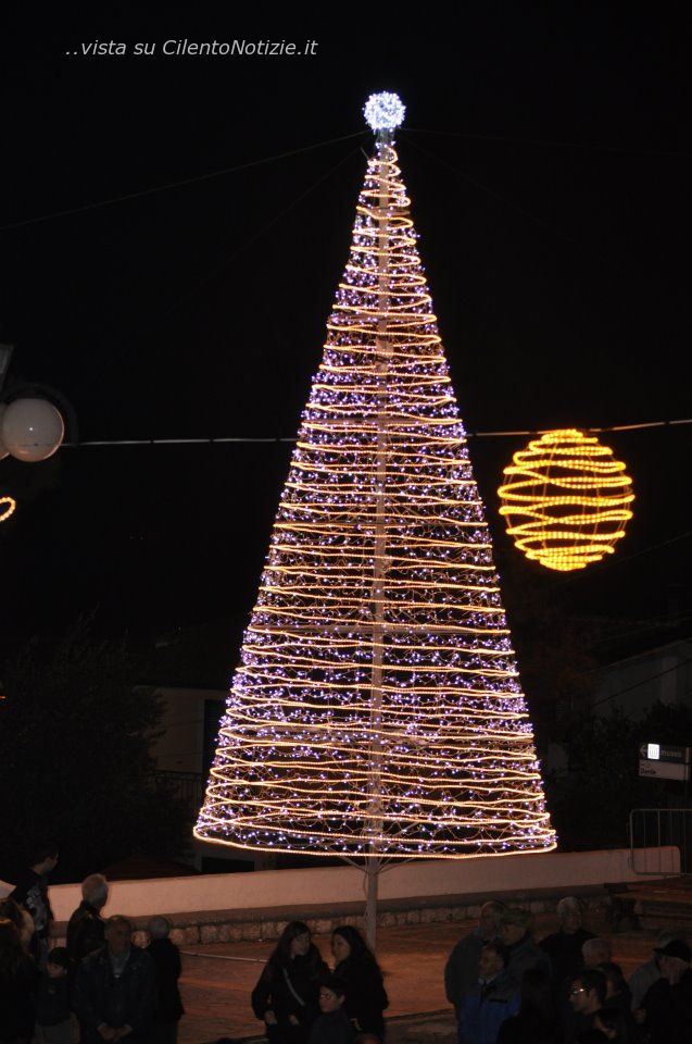 albero di natale a palinuro