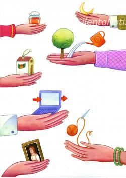 baratto dei prodotti in tempi di recessione