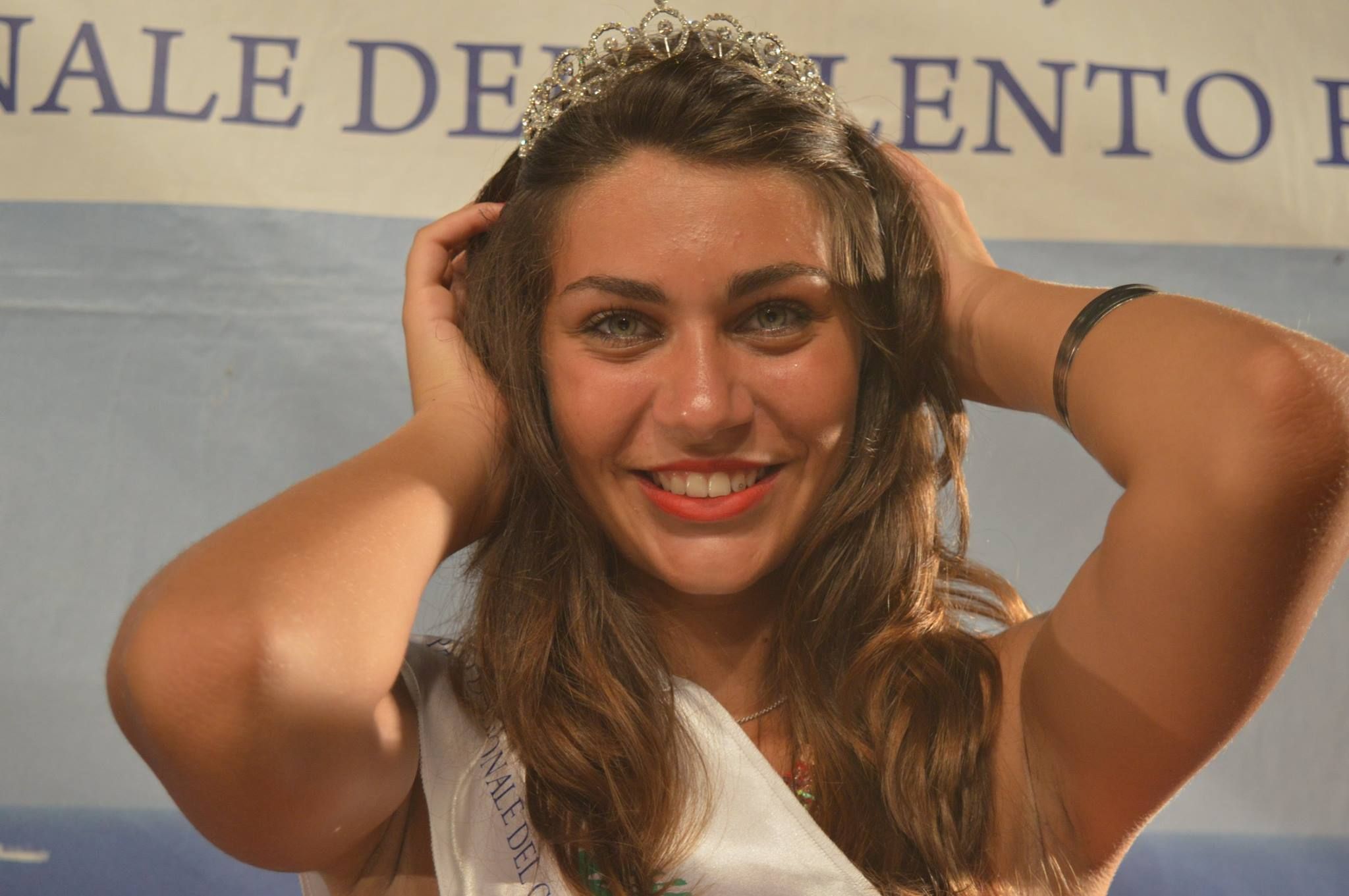 primo piano alla miss parco cilento