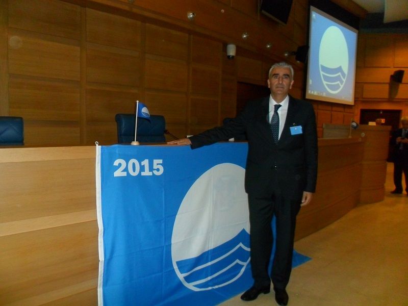 consegna a roma bandiere blu 2015