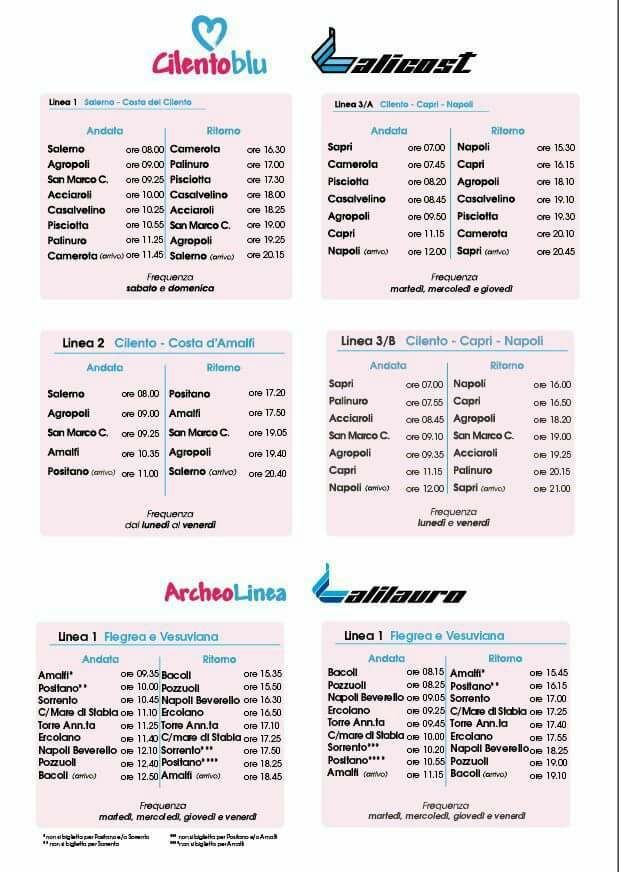 orari metro del mare