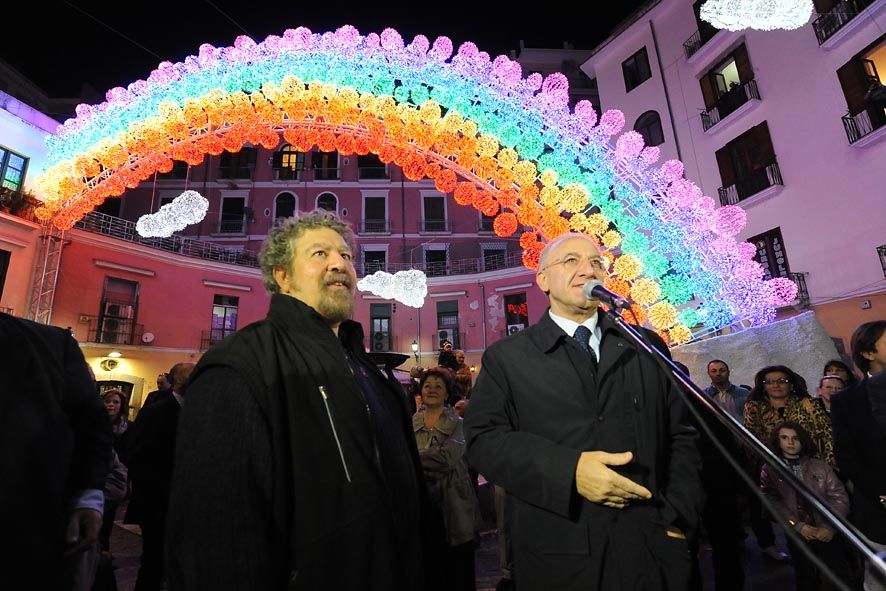 luci d'artista salerno 2011-2012 inaugurazione