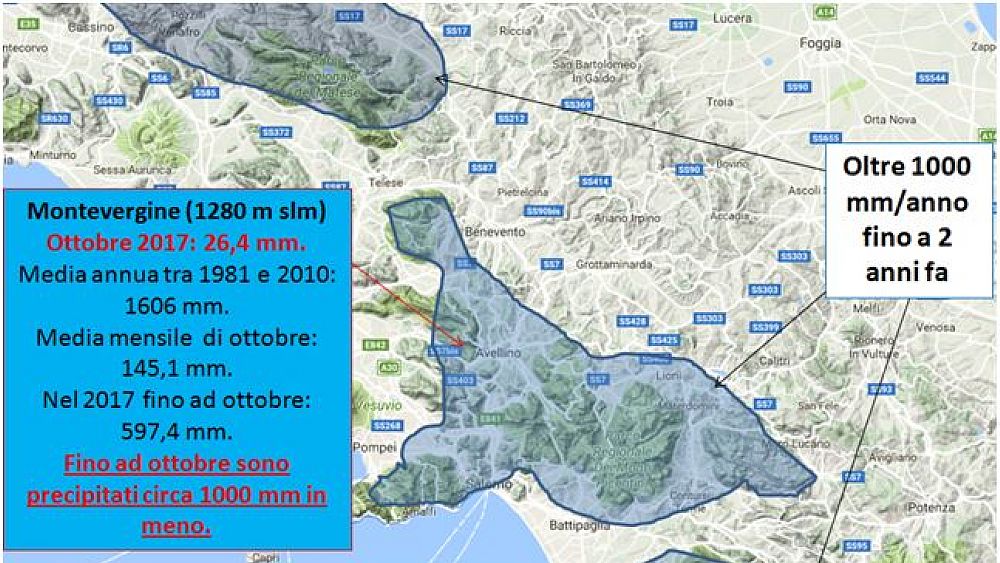 01112017 diminuzione precipitazioni