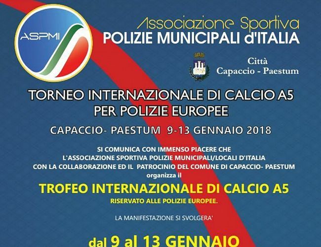 02012018 torneo calcio 5 polizia