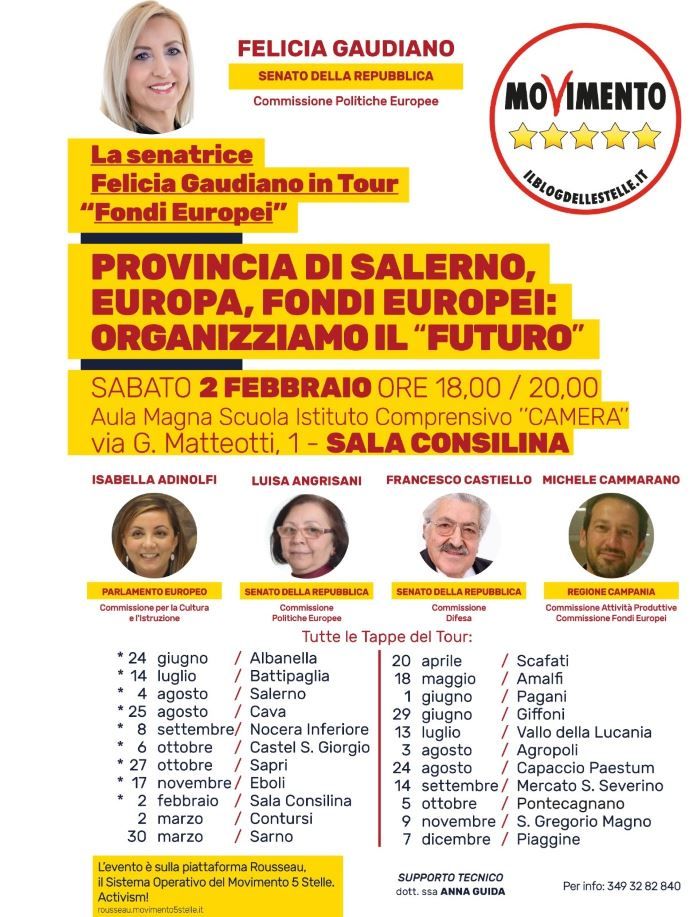locandina tour m5s